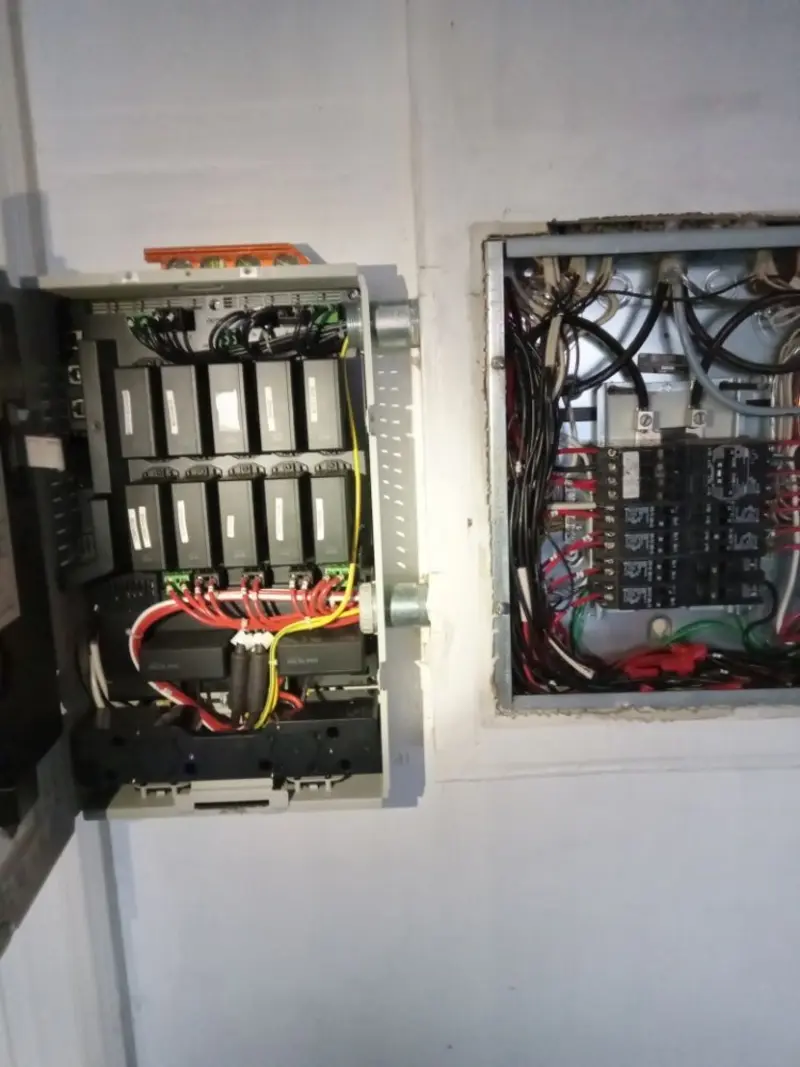 Electrical panel upgrade completed for Security Camera Wiring in Duryea